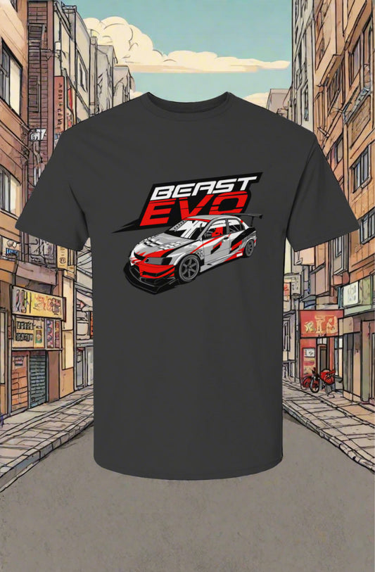 Streetwear SpeedElite Designs - Mitsubishi EVO IX "BEAST" T-shirtElite Designs - Mitsubishi EVO IX "BEAST"