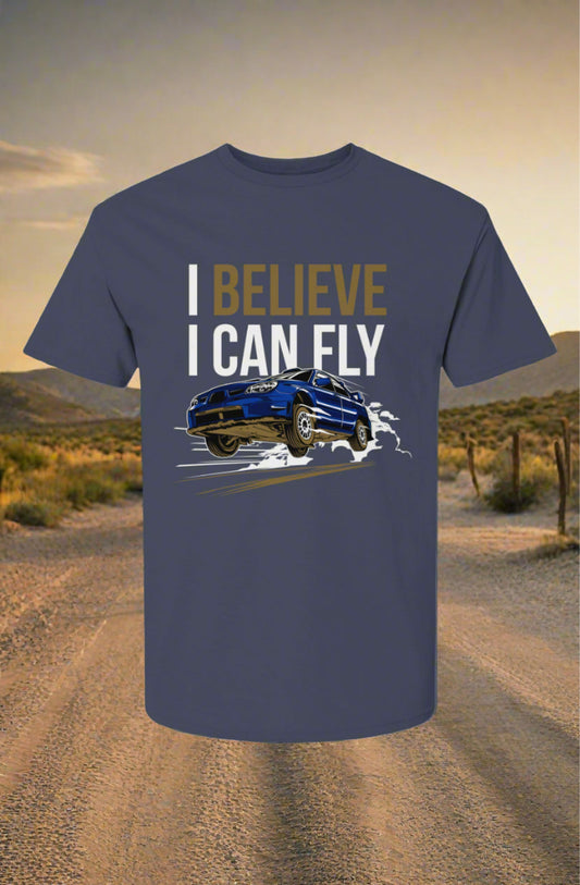 Elite Designs - Subaru WRX STI "I Believe I can Fly" T-Shirt