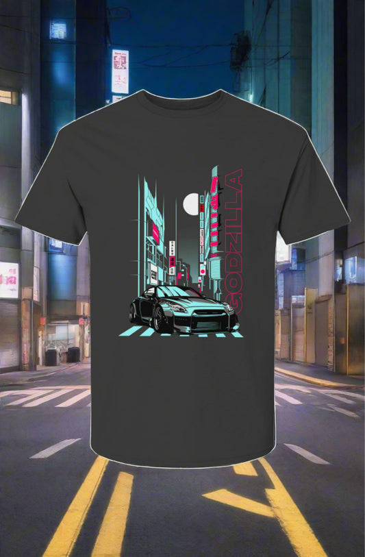 Elite Designs - Nissan GT-R R35 "Godzilla" City T-Shirt