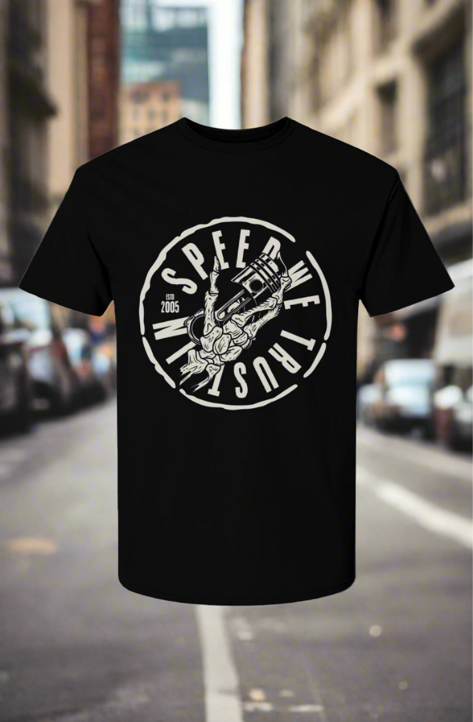 Elite Designs - "In Speed We Trust" T-Shirt