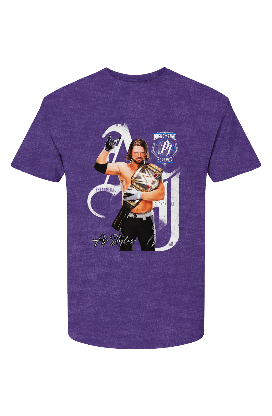 Wrestling Designs - AJ Styles T-shirt