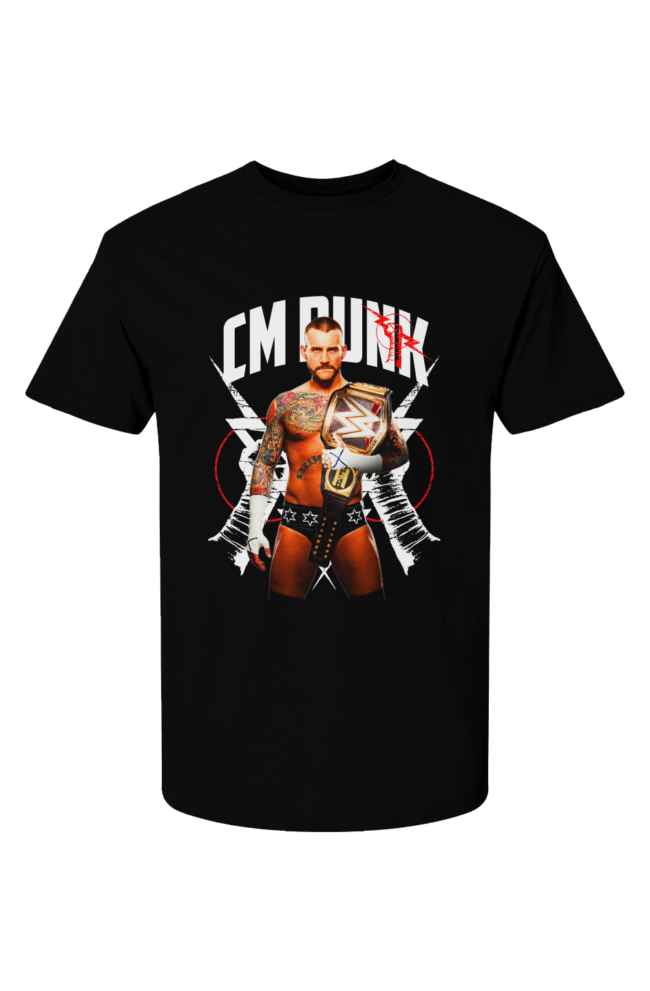 Wrestling Designs - CM Punk T-shirt